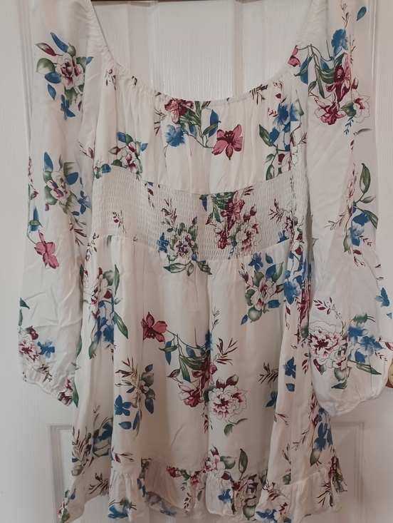 Urban Outfitters Lumiere Floral Off Shoulder Mini Dress - Picture 5 of 7